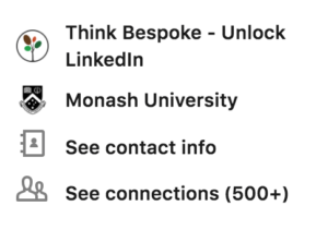 how to optimise the linkedin profile education section