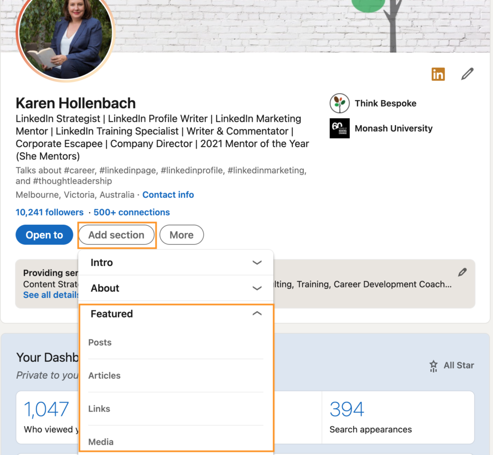 how-to-use-the-linkedin-featured-section-on-your-profile